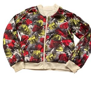 adidas Women’s reversible Floral track jacket Size Small